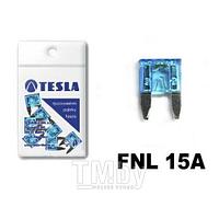 Предохранители плоские MINI 15A FNL serie 32V LED (25 шт) TESLA FNL15A25