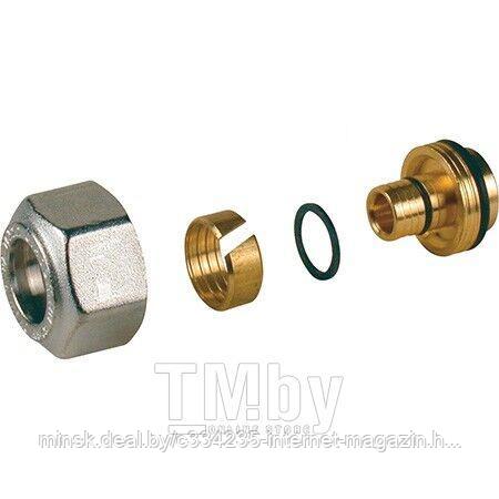 Переходник для пластиковой трубы с соединением евроконус 3/4"Ex(20x2,8 ...