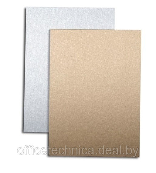 Твердые обложки Opus Techno А4 304x212mm серебро (10 пар) - фото 1 - id-p197756919
