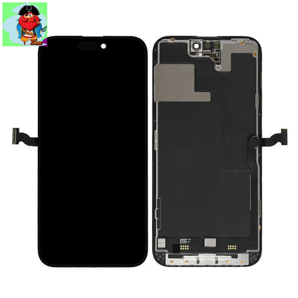 Экран для Apple iPhone 14 Pro MAX с тачскрином, цвет: черный (оригинал, снятый) - фото 1 - id-p197730463