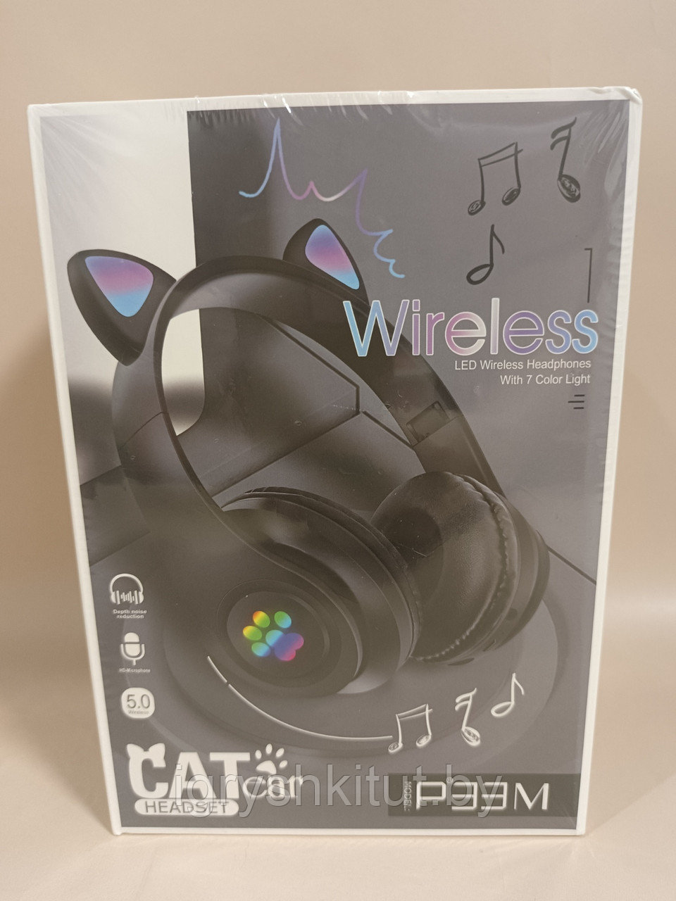 Беспроводные наушники с ушками Wireless CatEar, разные цвета - фото 3 - id-p197757310