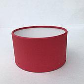 Коробка короткая круглая D12 см, красный