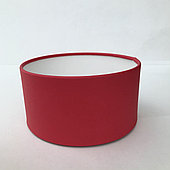 Коробка короткая круглая D16 см, красный