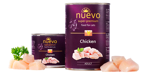 Влажный корм NUEVO Cat Adult Chicken для кошек 200гр.