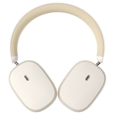 Наушники Baseus Bowie H1 Noise-Cancelling Wireless Headphones Rice White (NGTW230002) белые - фото 4 - id-p197758358