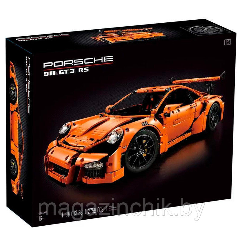 Конструктор Porsche 911 GT3 RS, 2758 дет., King 2056 аналог Лего Техник Порше 42056