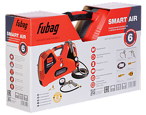 Компрессор безмасляный коаксиальный SMART AIR FUBAG 8215240KOA650, фото 2