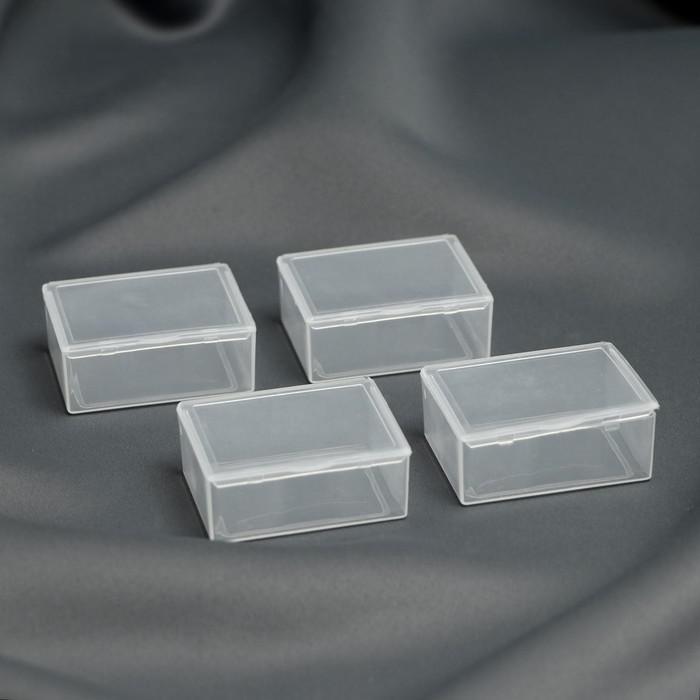 Контейнеры для хранения мелочей, 5,4 × 4,3 × 2,3 см, 4 шт - фото 2 - id-p197389242