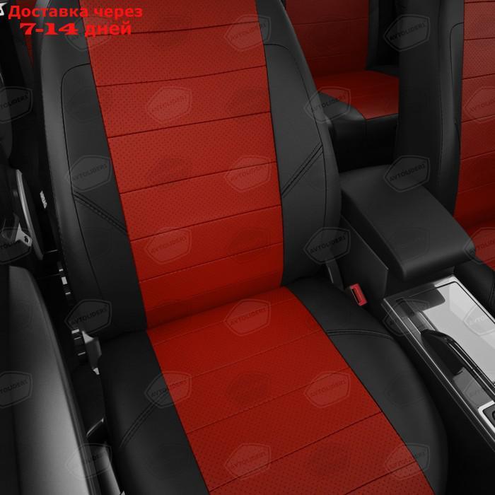Чехлы для Chevrolet Aveo 2 с 2011-н.в. седан, хэтчбек. Задние сиденье единое, спинка 40/60, передний подлокот. - фото 4 - id-p197256664