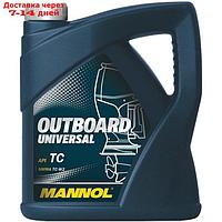 Масло моторное MANNOL 2T мин. Outboard Universal, 4 л