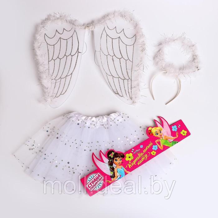 Карнавальный набор "Ангелочек", юбка, крылья, ободок - фото 4 - id-p197270043