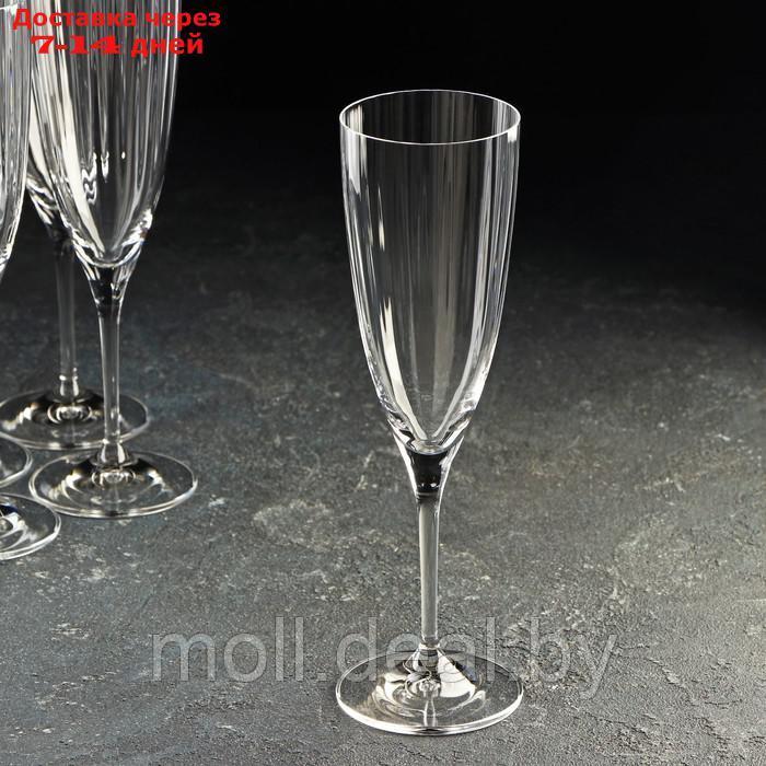 Набор бокалов для шампанского 220 мл "Кейт", 6 шт - фото 2 - id-p197645340