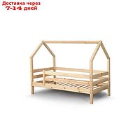Кровать домик Соня 1900Х800 прозрачный лак