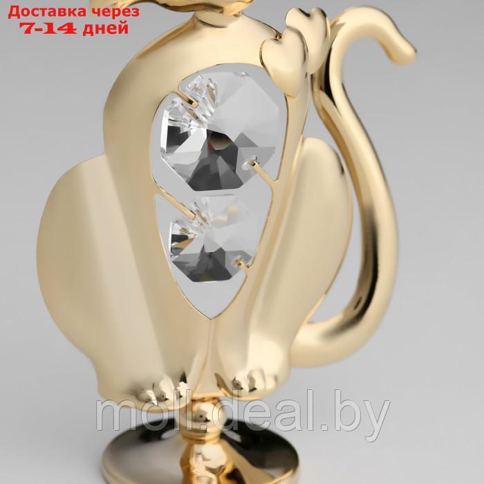 Сувенир "Кот", с кристаллами - фото 4 - id-p197644523