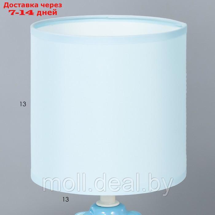 Настольная лампа "Лаура" Е14 40Вт голубой 13х13х26,5 см - фото 4 - id-p197644629