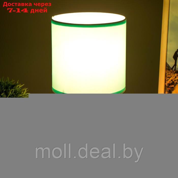 Настольная лампа "Лаура" Е14 40Вт бирюзовый 13х13х26,5 см - фото 3 - id-p197644637
