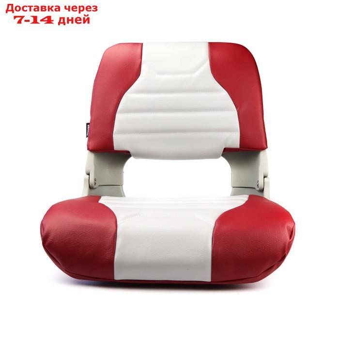 Кресло складное мягкое Skipper SK75145GR, пластик, красно-серое - фото 3 - id-p197626158