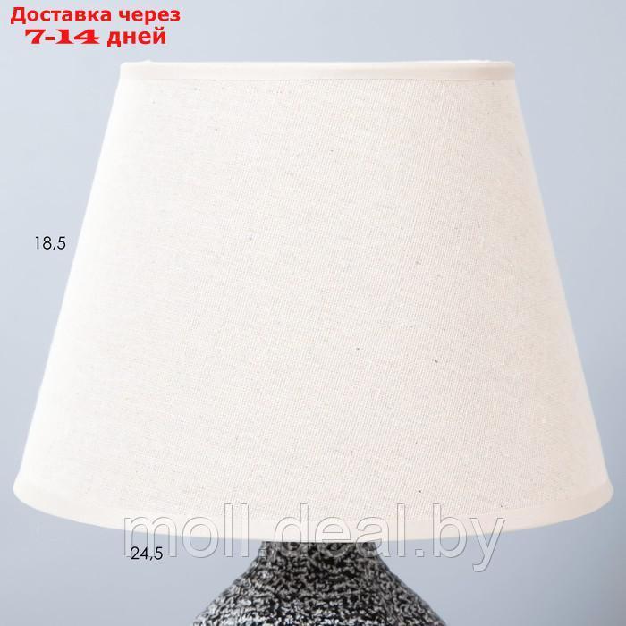 Настольная лампа "Тайни" E14 40Вт серый 24,5х24,5х39 см - фото 4 - id-p197644662