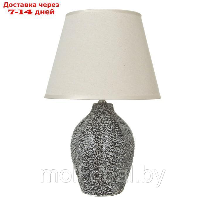 Настольная лампа "Тайни" E14 40Вт серый 24,5х24,5х39 см - фото 7 - id-p197644662