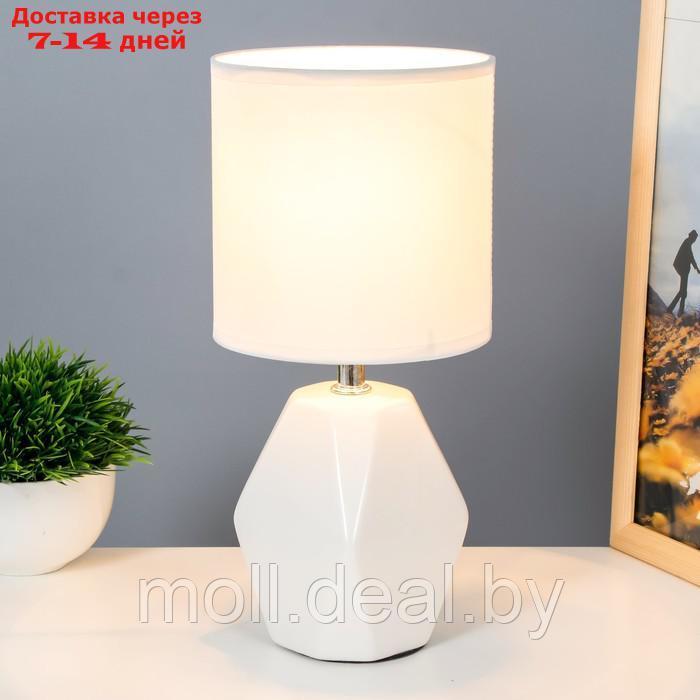 Настольная лампа "Латея" Е14 40Вт белый 13х13х28 см - фото 2 - id-p197644675