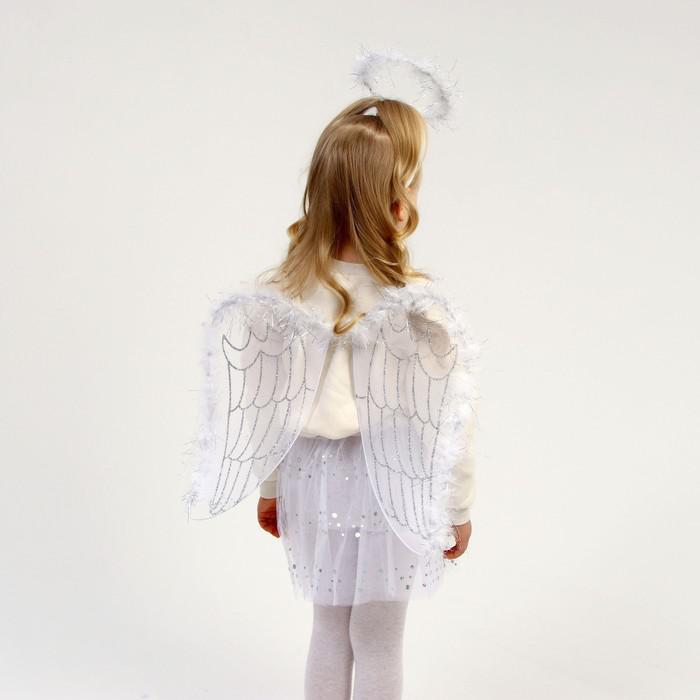 Карнавальный набор "Ангелочек", юбка, крылья, ободок - фото 3 - id-p197270061