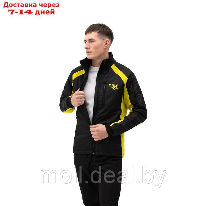Куртка утеплённая ONLYTOP, black/yellow, размер 52 - фото 6 - id-p197644863