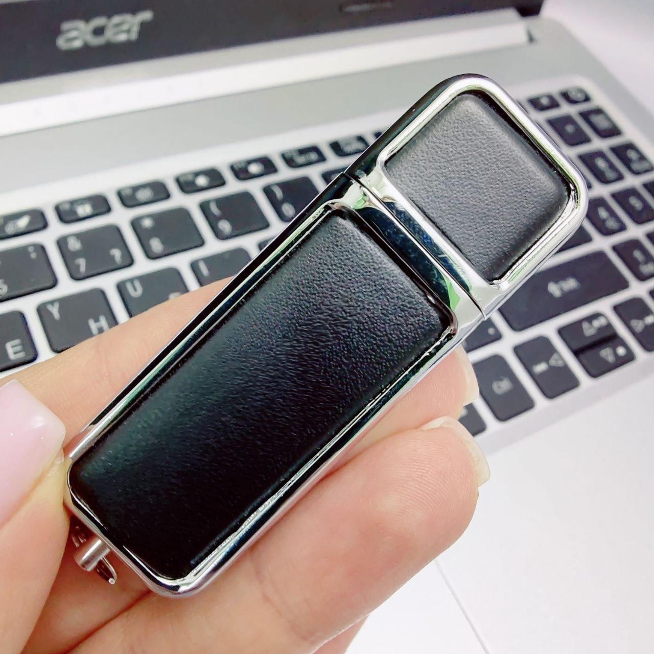 USB накопитель (флешка) Business кожа / металл, 16 Гб - фото 5 - id-p197760195