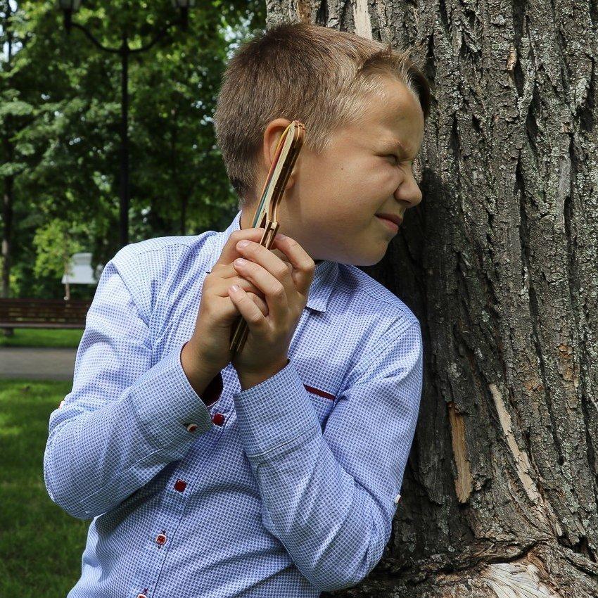 Деревянный конструктор (сборка без клея) Резиночный пистолет Rubber Gun UNIWOOD - фото 2 - id-p197760212