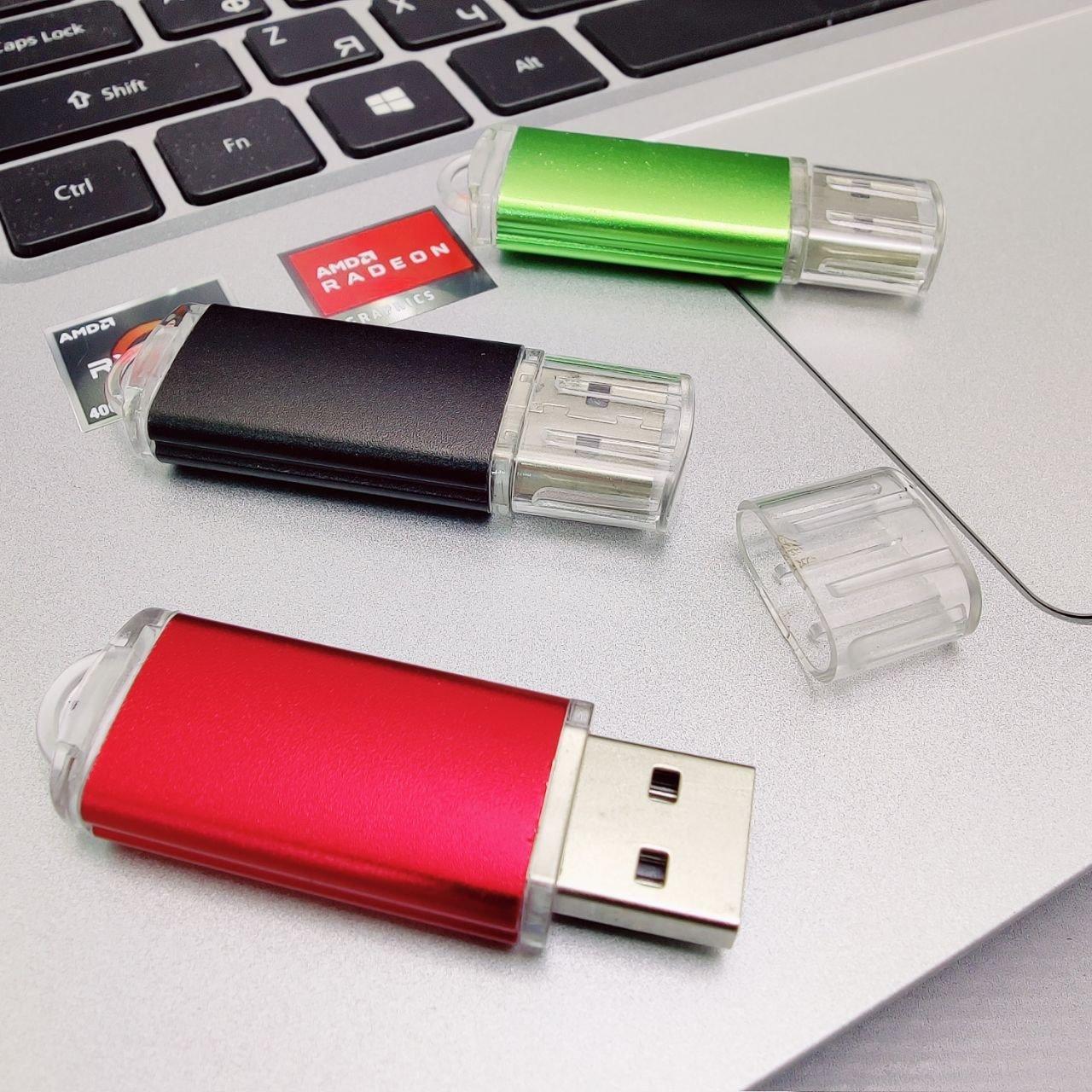 USB накопитель (флешка) Classic Comfort металл / пластик, 16 Гб. Зеленая - фото 9 - id-p197760262