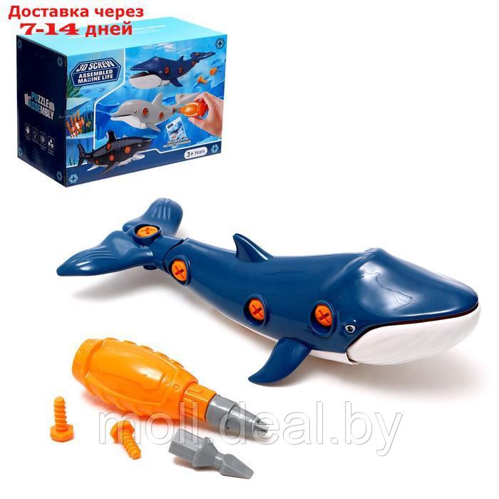 Конструктор винтовой "Синий кит", с отверткой - фото 1 - id-p197645143