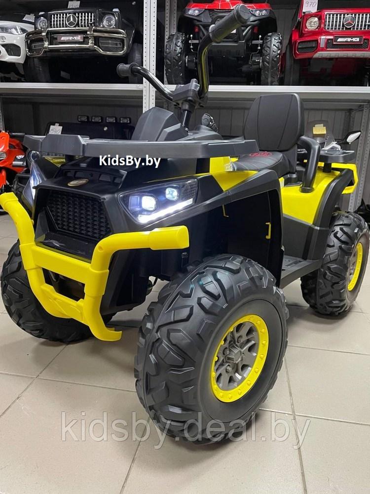 Детский электроквадроцикл RiverToys H999HH (желтый) полноприводный - фото 1 - id-p177649456