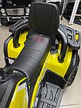 Детский электроквадроцикл RiverToys H999HH (желтый) полноприводный, фото 4