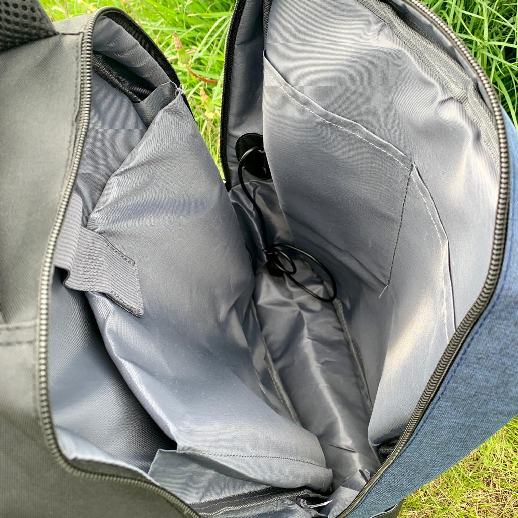 Городской рюкзак Hampton с USB и отделением для ноутбука до 17" Серый - фото 3 - id-p197760642