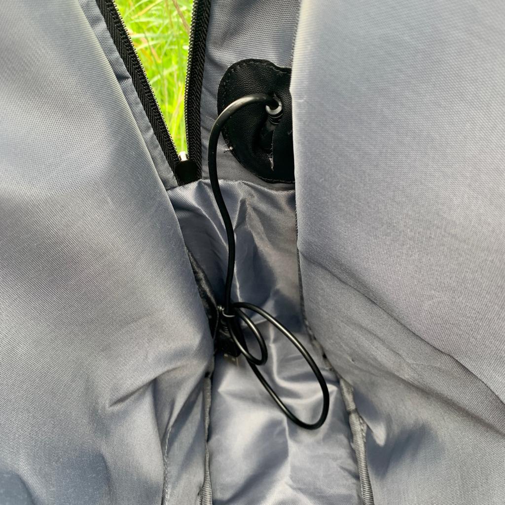 Городской рюкзак Hampton с USB и отделением для ноутбука до 17" Серый - фото 5 - id-p197760642