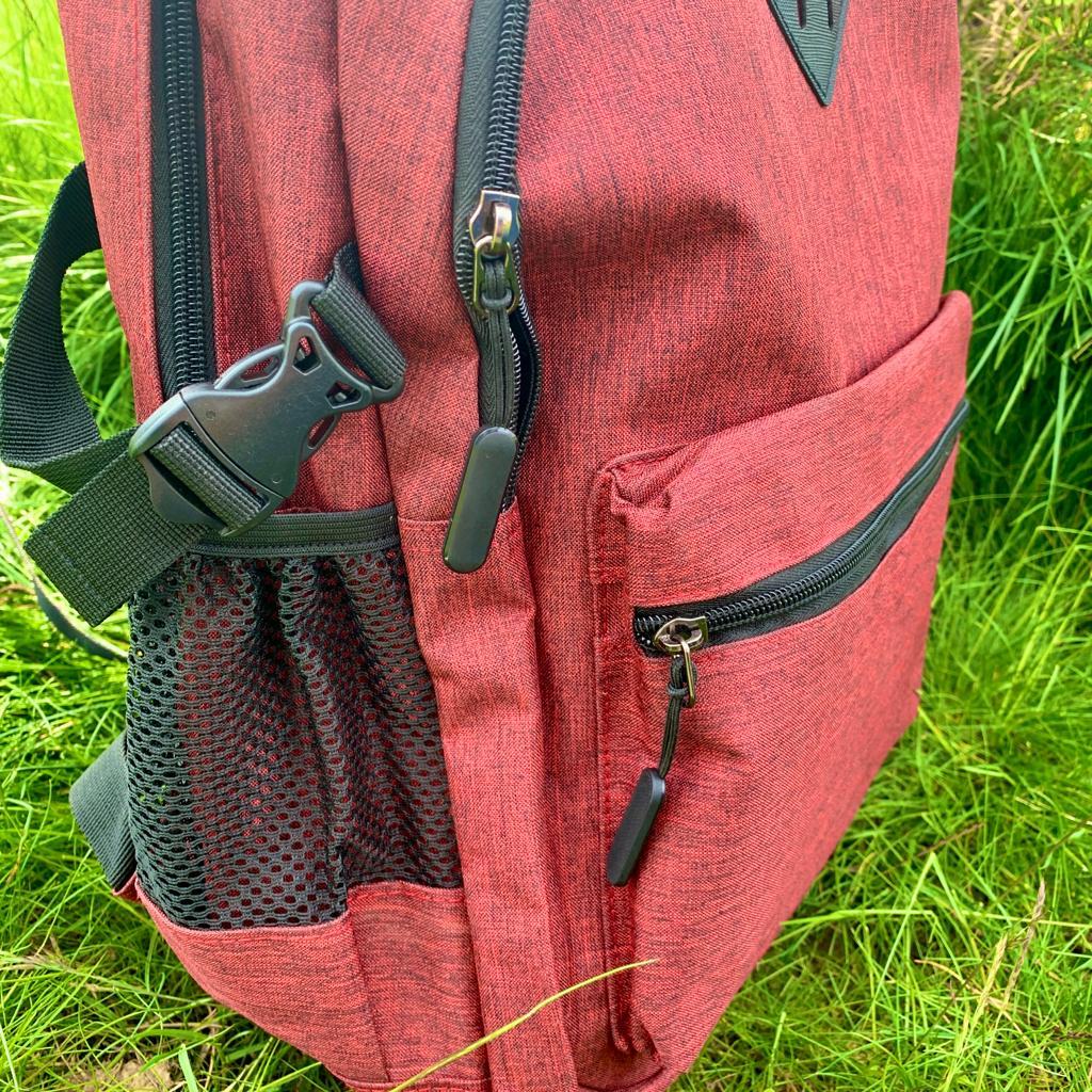 Городской рюкзак "Gerk " с USB и отделением для ноутбука до 17,32" Красный - фото 6 - id-p197760646