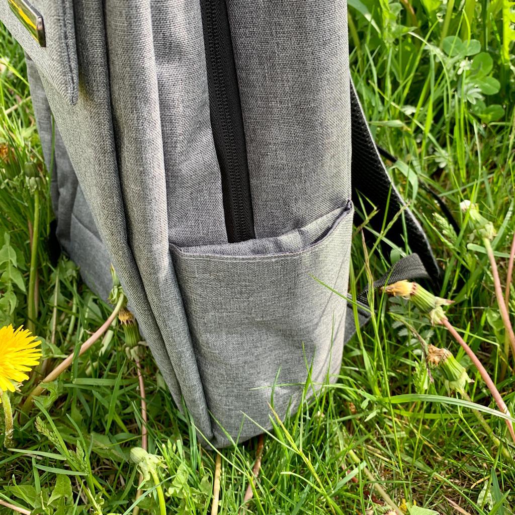 Городской рюкзак "Кембридж" с USB и отделением для ноутбука до 14.5" Серый - фото 8 - id-p197760651