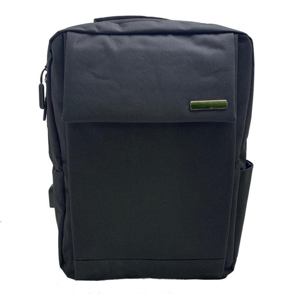 Городской рюкзак "Кембридж" с USB и отделением для ноутбука до 14.5" Черный - фото 1 - id-p197760652