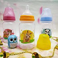 Бутылочка с соской "Мать и дитя" (широкое горлышко) для воды и других напитков, 270 мл (с 0 месяцев) Желтая