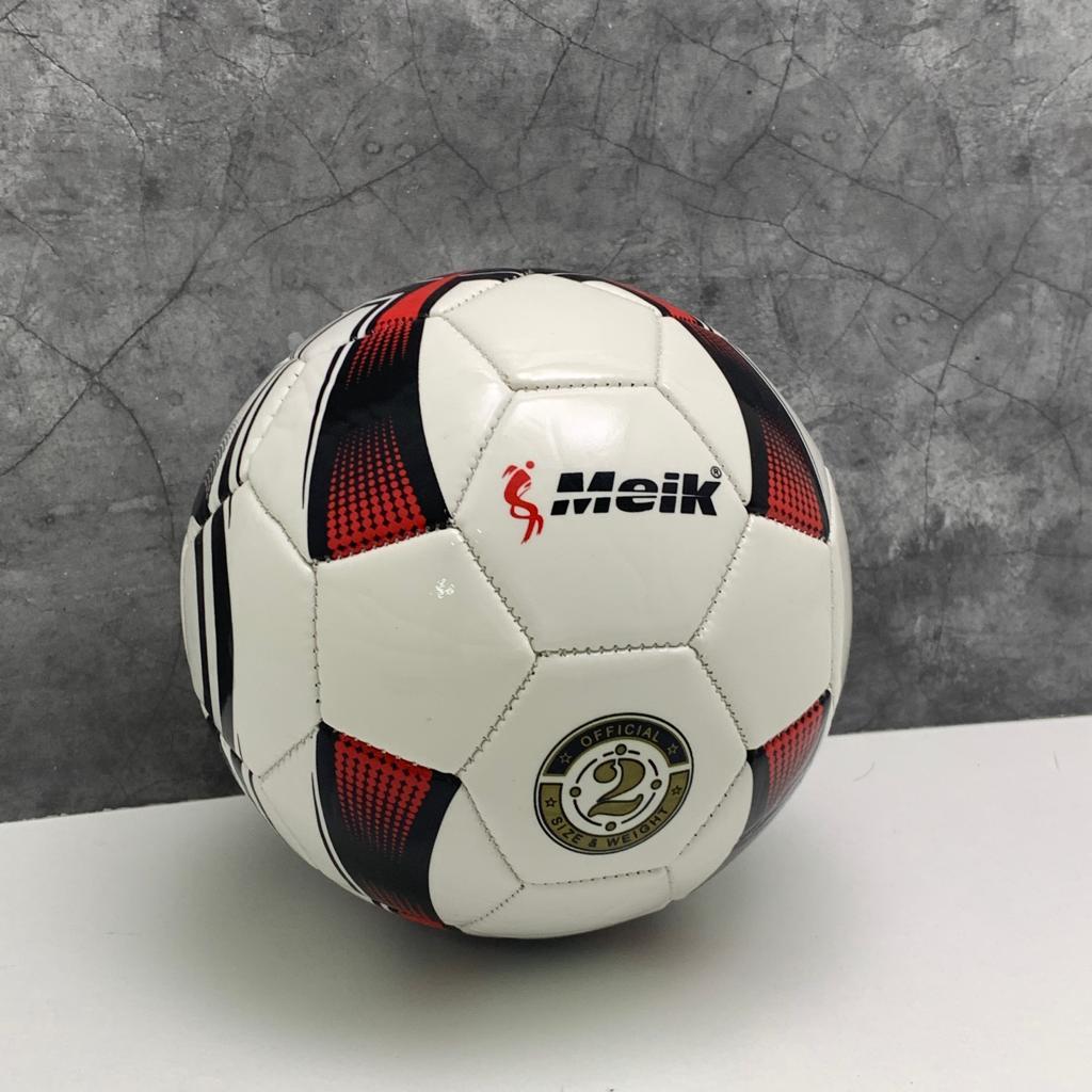 Мяч игровой Meik для волейбола, гандбола, 15 см (детского футбола) Белый с красным - фото 1 - id-p197760943