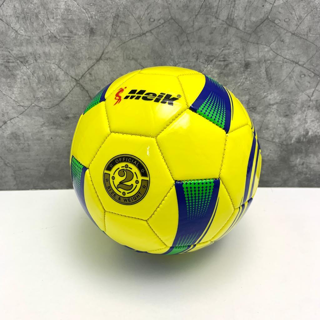 Мяч игровой Meik для волейбола, гандбола, 15 см (детского футбола) Желтый с черным - фото 1 - id-p197760944
