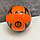 Мяч игровой Meik для волейбола, гандбола, 15 см (детского футбола) Желтый с черным, фото 2