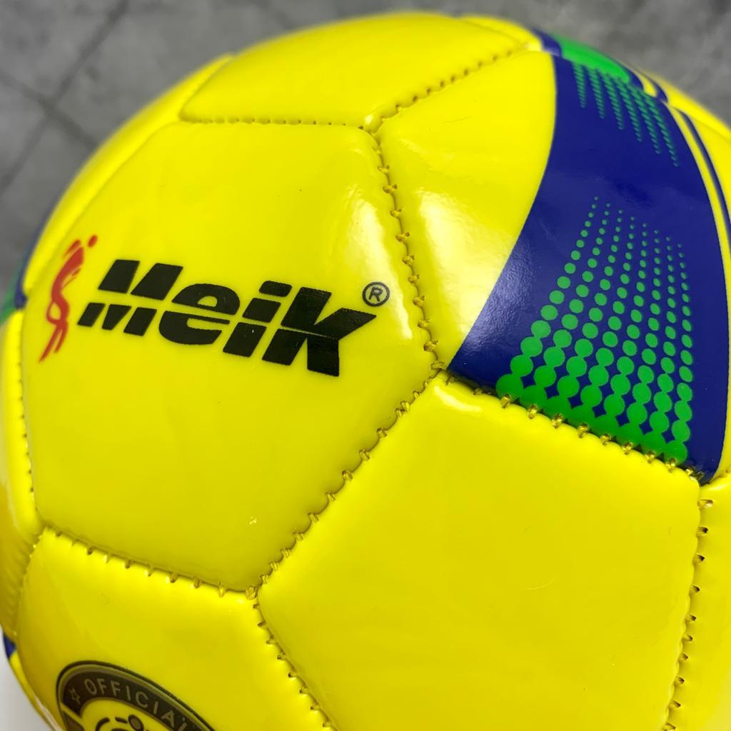 Мяч игровой Meik для волейбола, гандбола, 15 см (детского футбола) Белый с черным - фото 4 - id-p197760945