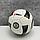Мяч игровой Meik для волейбола, гандбола, 15 см (детского футбола) Белый с черным, фото 8