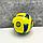 Мяч игровой Meik для волейбола, гандбола, 15 см (детского футбола) Оранжевый с черным, фото 4