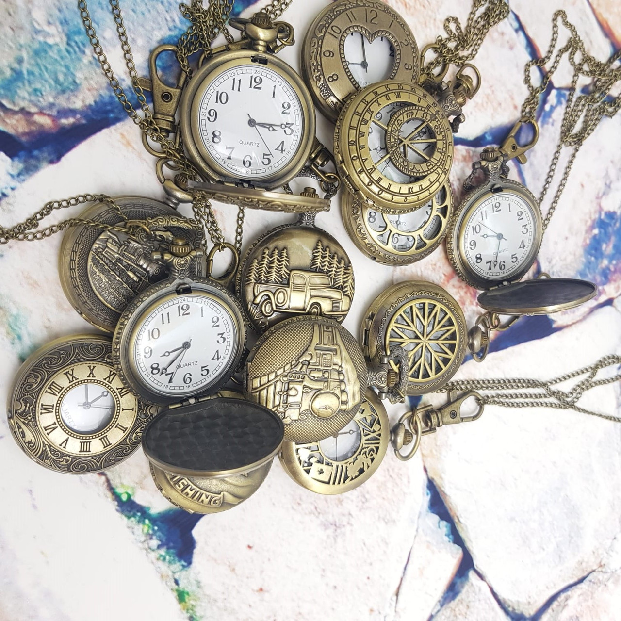 Карманные часы с цепочкой и карабином Символ - фото 5 - id-p197761161