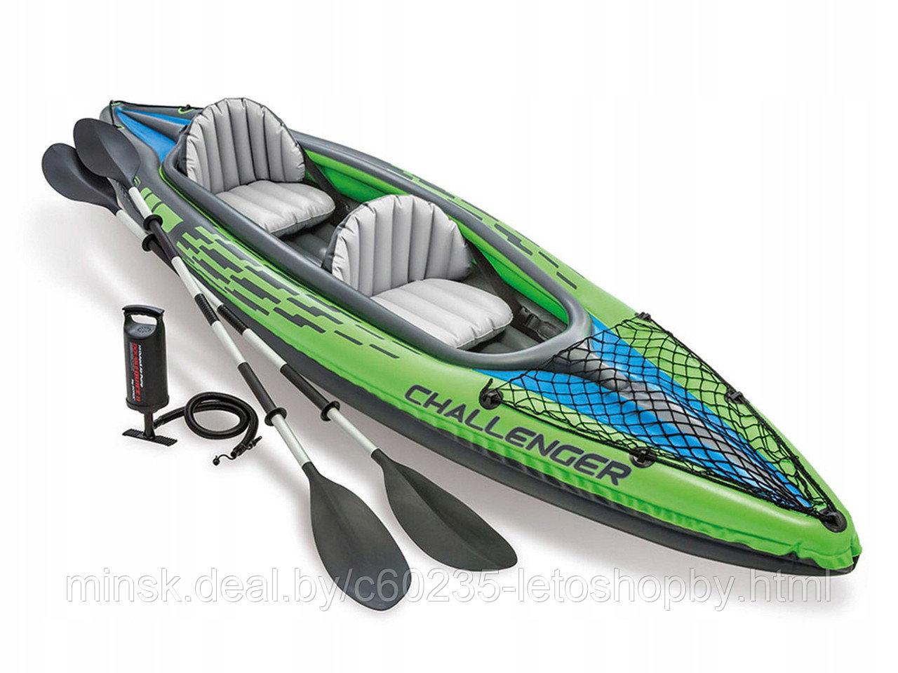 Надувная байдарка Intex 68306 Challenger K2 Kayak 351*76*38 см.