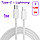 Дата-кабель для быстрой зарядки Lightning - USB-C PD 12W 3A, 1 метр, белый 556304, фото 2