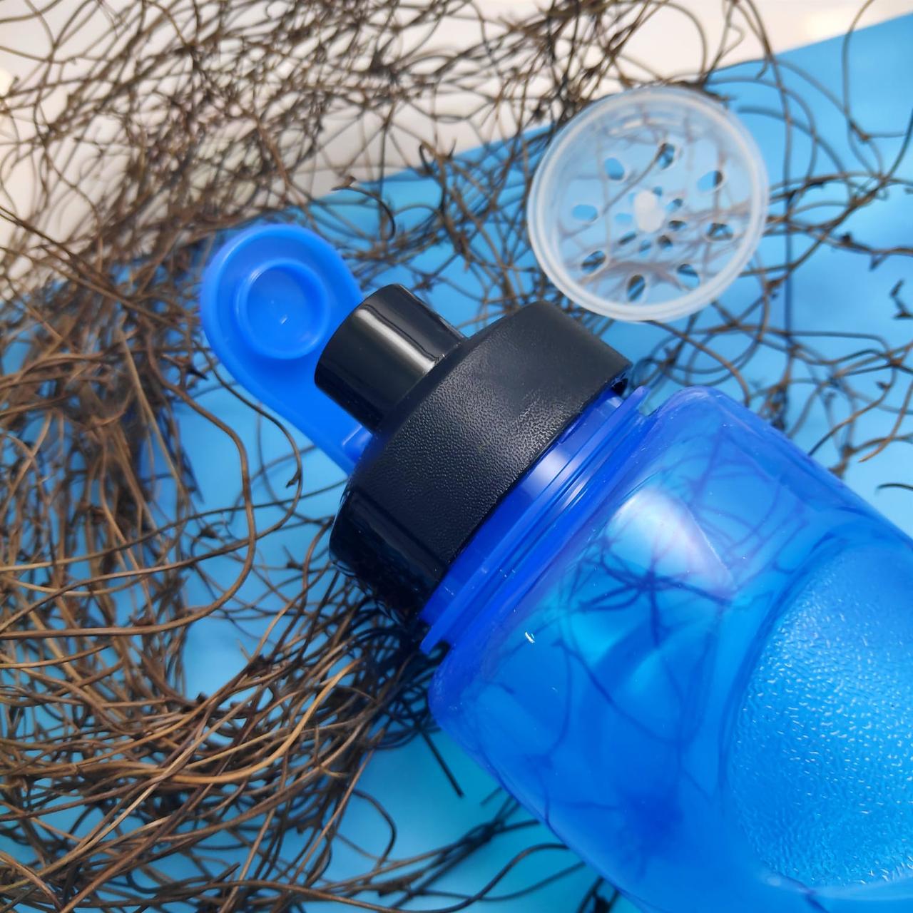 Анатомическая бутылка с клапаном Healih Fitness для воды и других напитков, 500 мл. Сито в комплекте Красная - фото 8 - id-p196948911