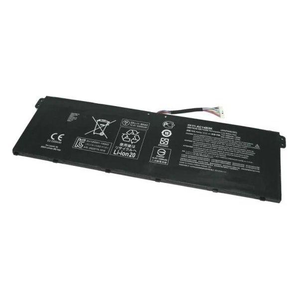 Аккумулятор (батарея) AC14B3K для ноутбука Acer ChromeBook CB3-531, 15.2В, 3500мАч