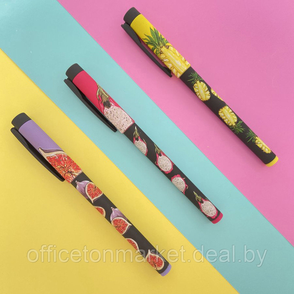 Ручка шариковая "FreshWrite. Питахайя", 0.7 мм, черный, розовый, стерж. синий - фото 5 - id-p197765575